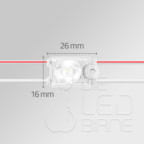 1er LED Modul, Nova 1 - Blau - 12V - 0,36W