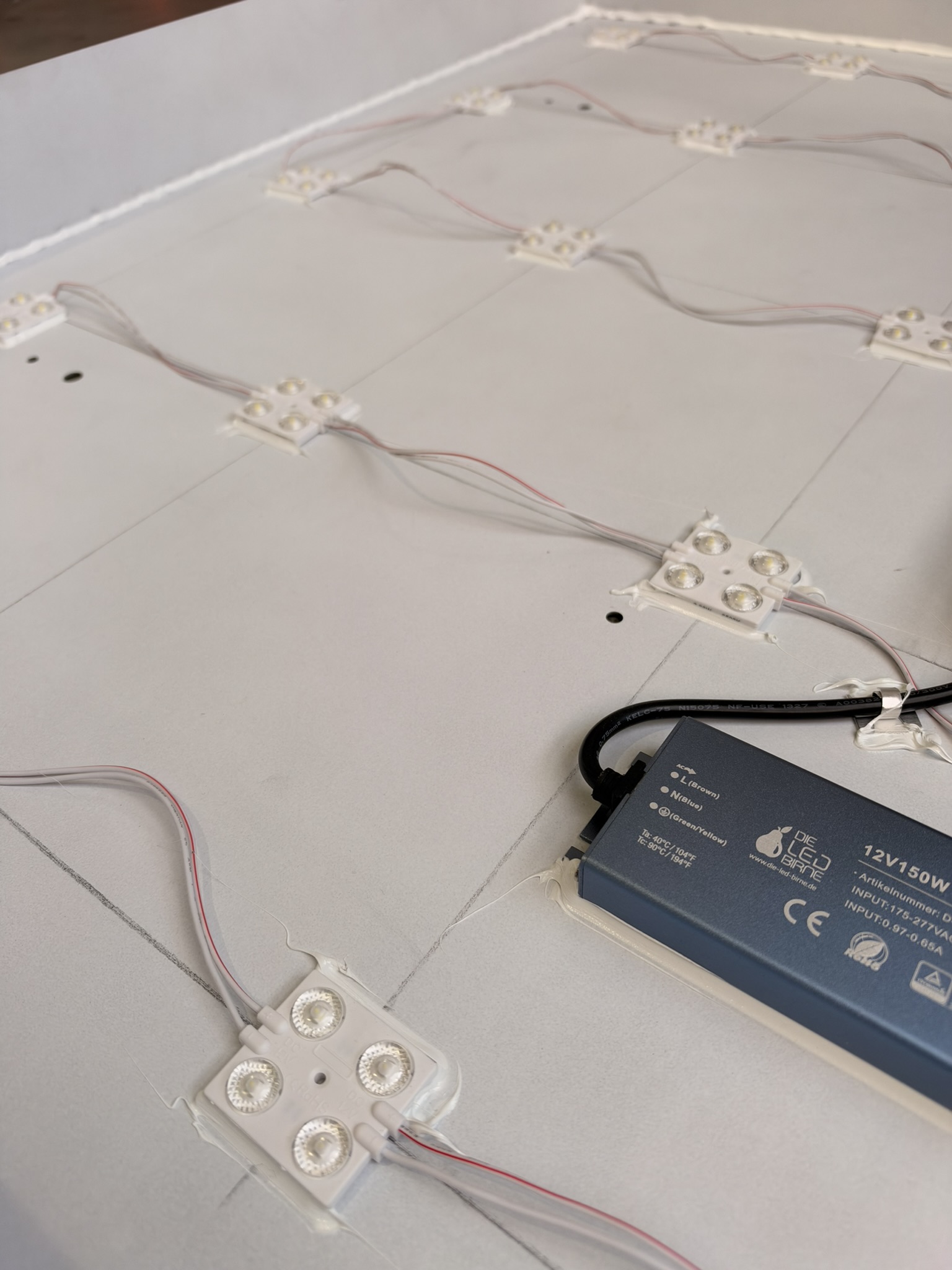 4er LED Modul Nova 4 eco - Tageslichtweiß (6500k) - 12V - 0,96W - Die günstige Alternative zum Nova 4 LED-Modul