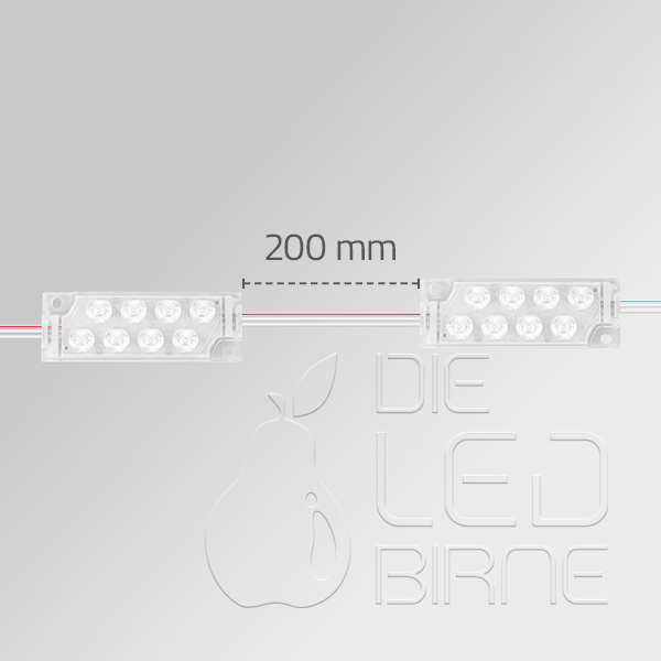 8er Flächen LED - tunable white 2700K-6500K,  3 Watt - 24 Volt