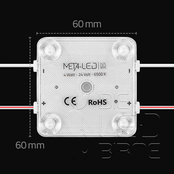 META 4, 4er LED-Modul - 4 Watt - 24V - 6500K