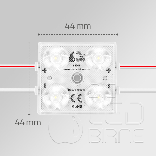 4er LED Modul, Nova 4 - Blau- 12V - 1,44W