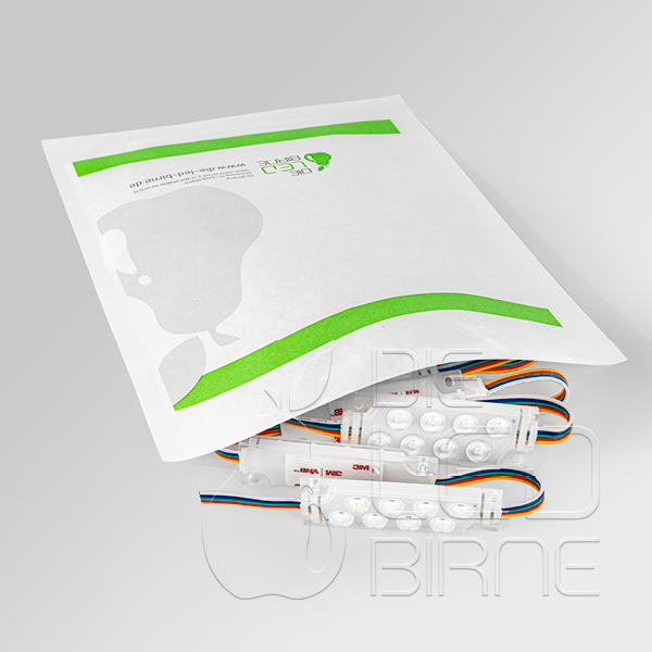 8er Flächen-LED, RGBW, 3 Watt - 24 Volt