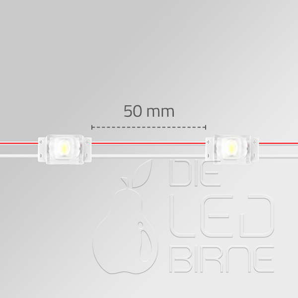 1er LED Modul Mini, Warmweiß (3000k)
