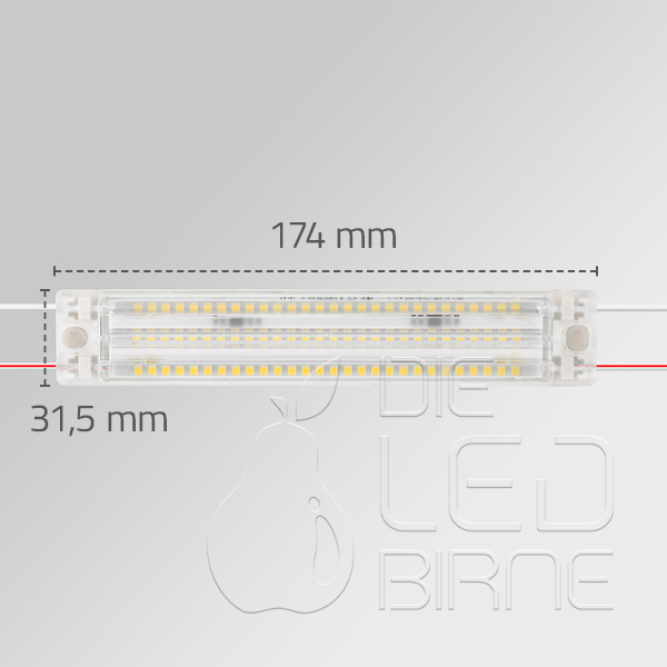 LED-Modul Zarge,  XL-Edgelight, 24V, Tageslichtweiß 6500K - 6,4 Watt